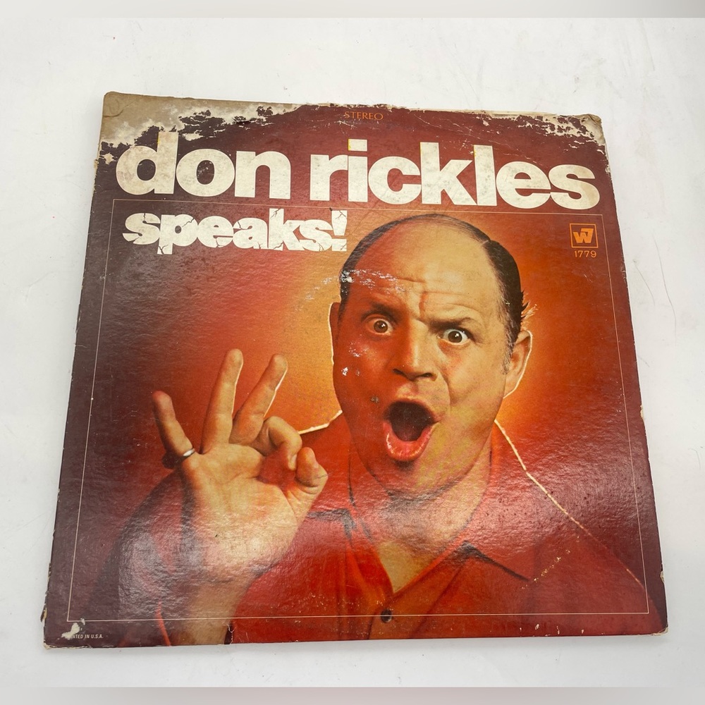 Don Rickles - "Speaks!" - 1969 Vinyl LP Record album - Comedy